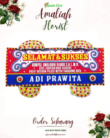 Papan Bunga Ucapan Selamat Kebonratu